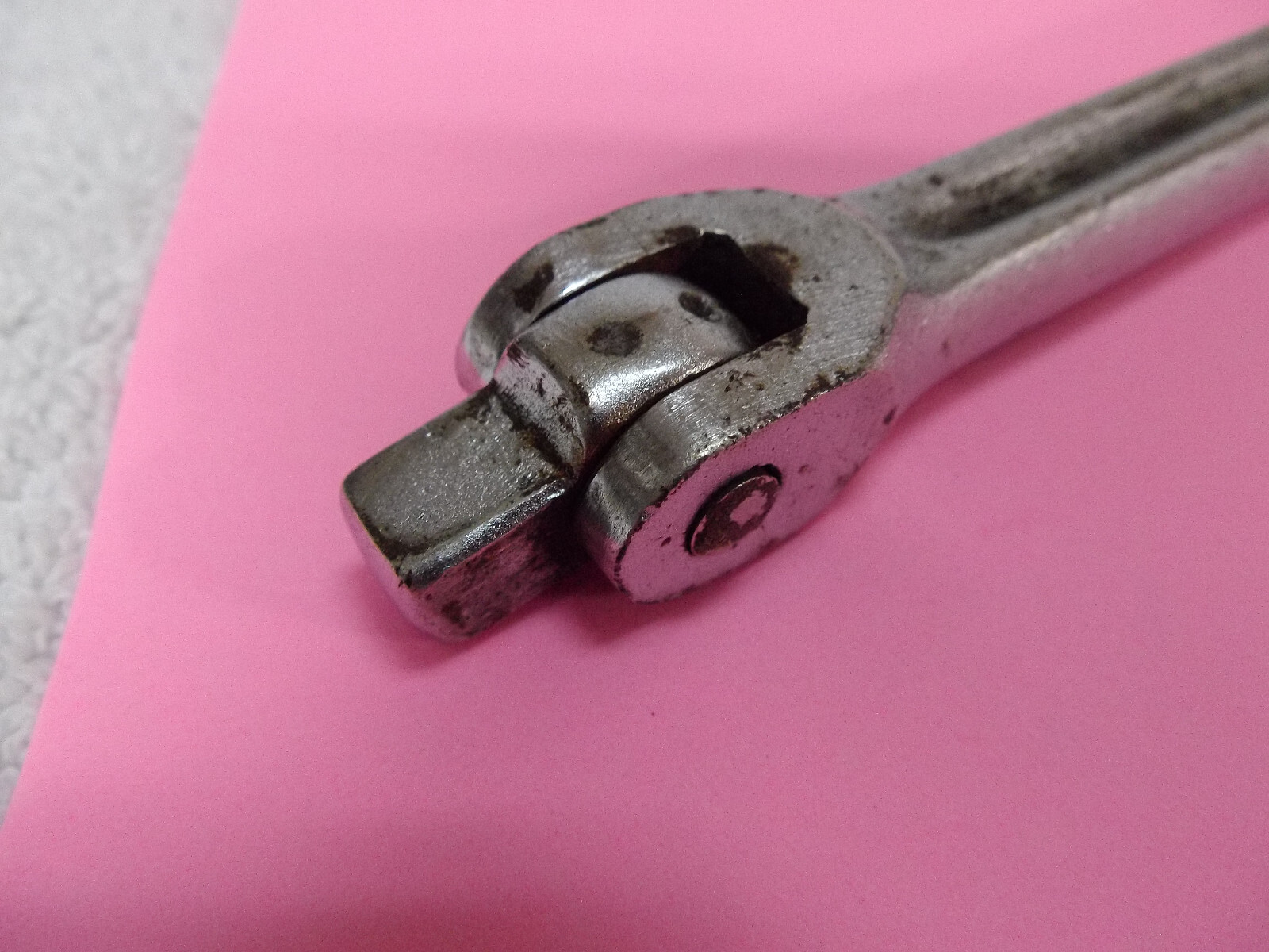 Vintage Craftsman 3/8 Breaker Bar Socket Wrench with hole through side of handle