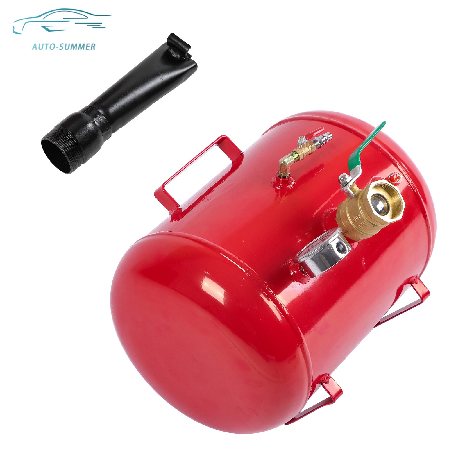 7.5 Gallon Air Tire Bead Blaster Seater Wheel Seating Tool Inflator Tank Red