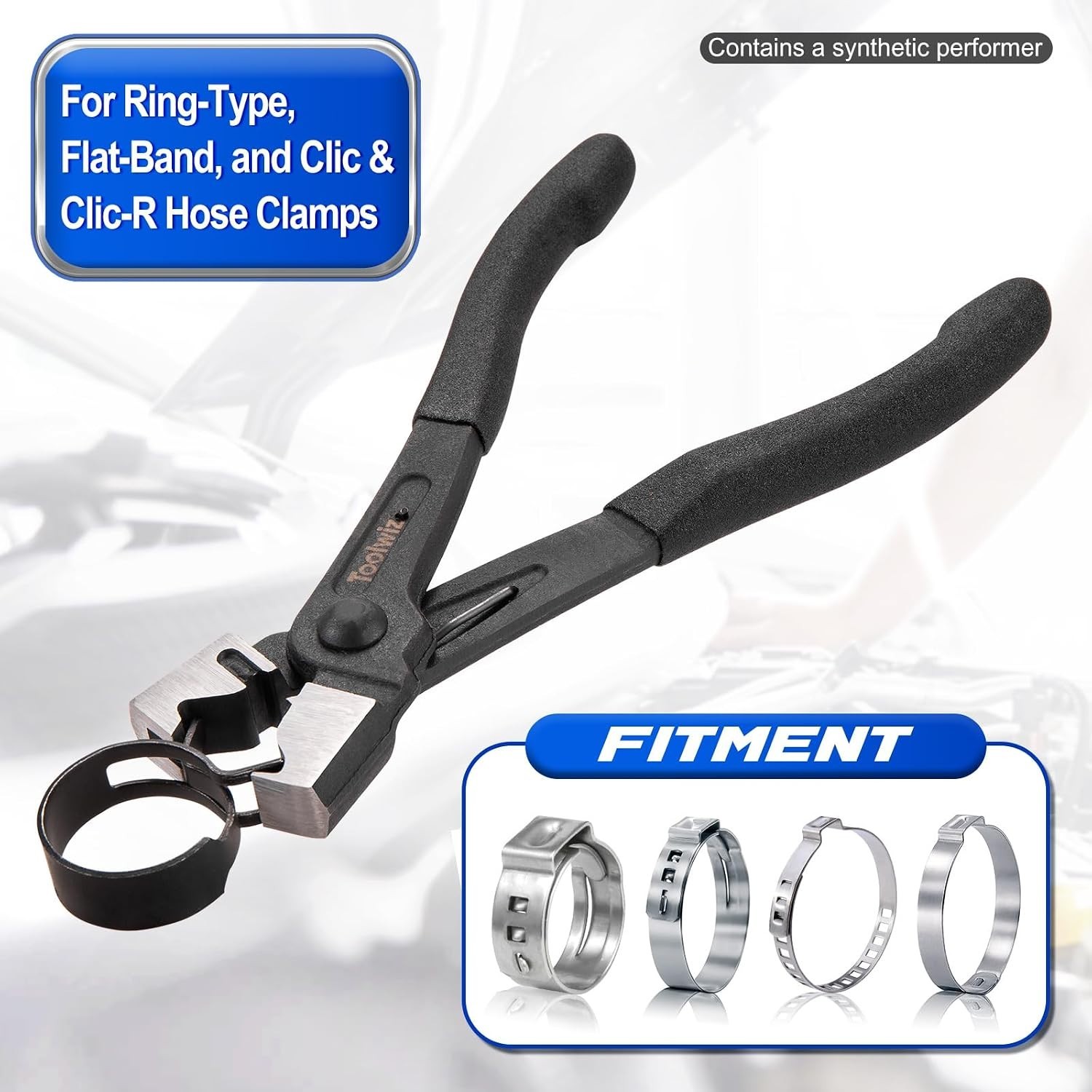 Anti-Slip PVC Clic & Clic-R Hose Clamp Pliers – Spring-Loaded, Effortless Use