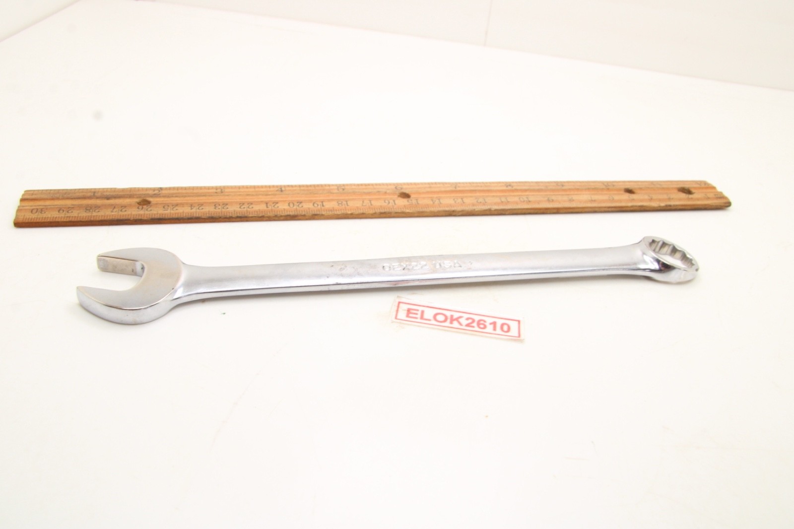 Snap-on OEX22 11/16″ 12 Point SAE Combination Wrench Modified Box End 9.25″ USA