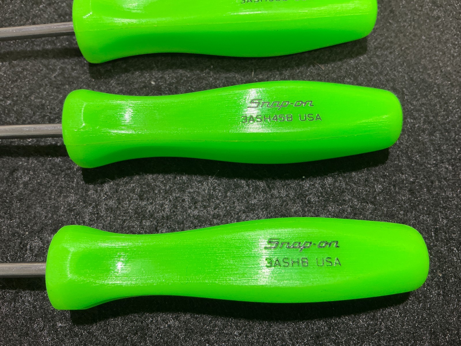 Snap-on Pick Set ASA204BG GREEN HARD HANDLES Zombie