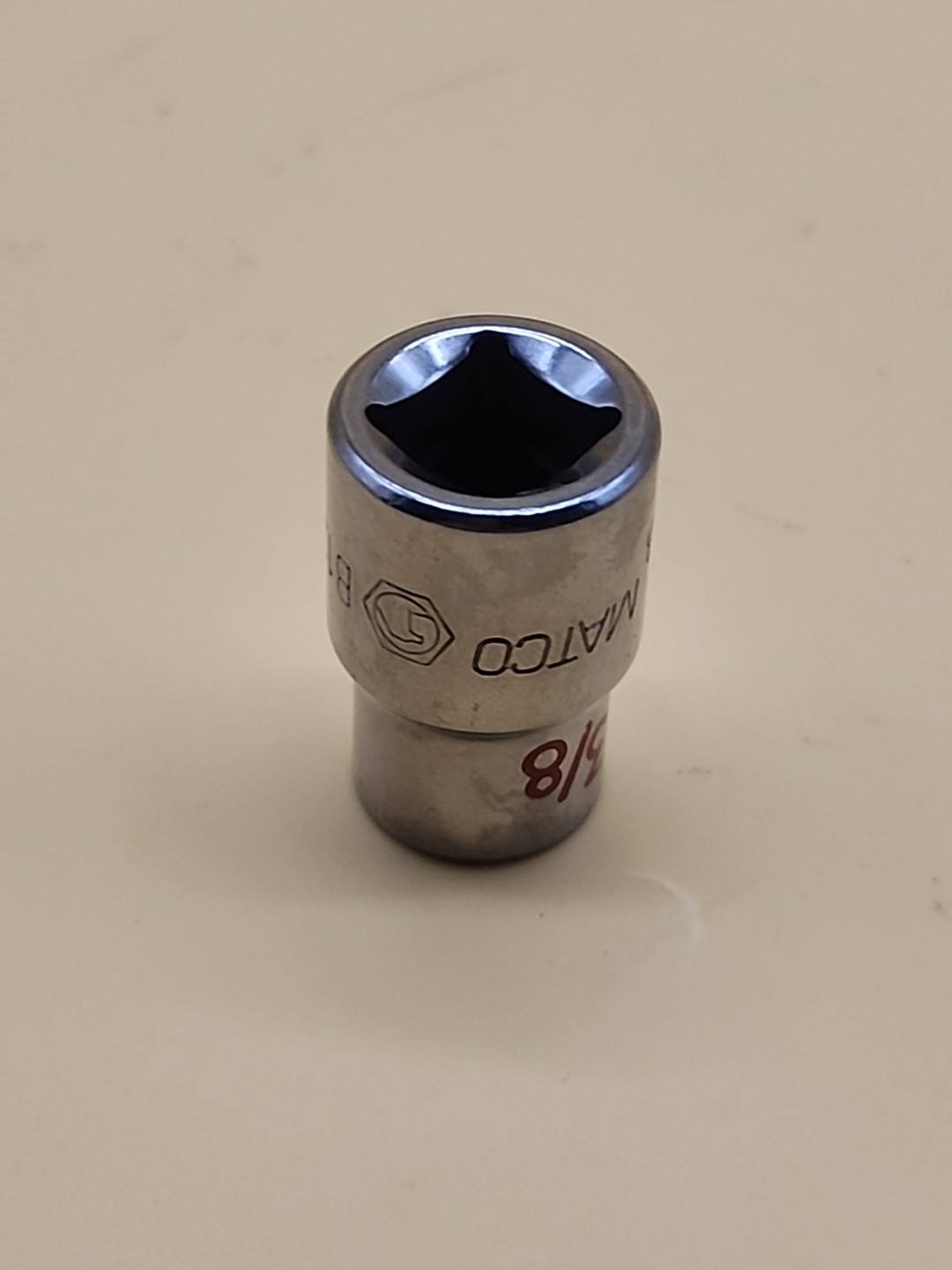 Matco Tools 3/8″ Dr 6 Pt Shallow Chrome Socket B126A USA