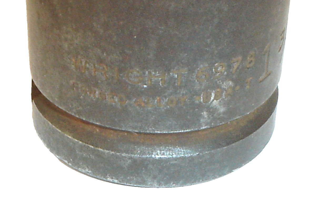 Wright Tools USA 6978 3/4″ Drive 6-Point SAE 1-3/16″ Deep Well Impact Socket