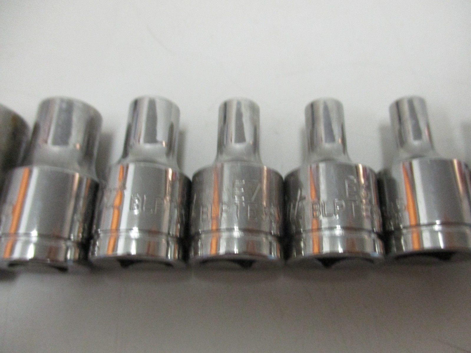 Blue-Point 9pc 3/8 Drive External Torx Socket Set E20,18,16,10,8,7,6,5,4