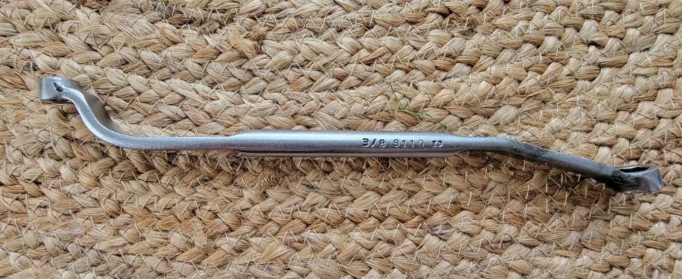 Mac Tools Brake Bleeder Offset Box End Wrench 1/4″ X 3/8″ 6Pt. S110 USA