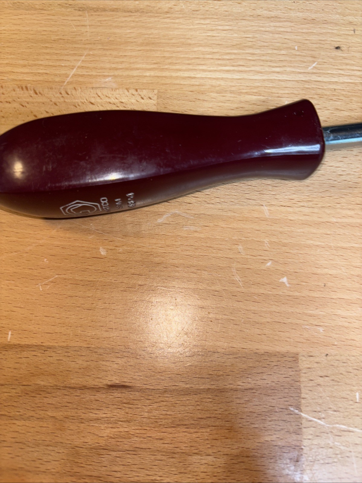 Matco Tools SDM128P4 Phillips Screwdriver Maroon Hard Handle USA Made Hand Tool