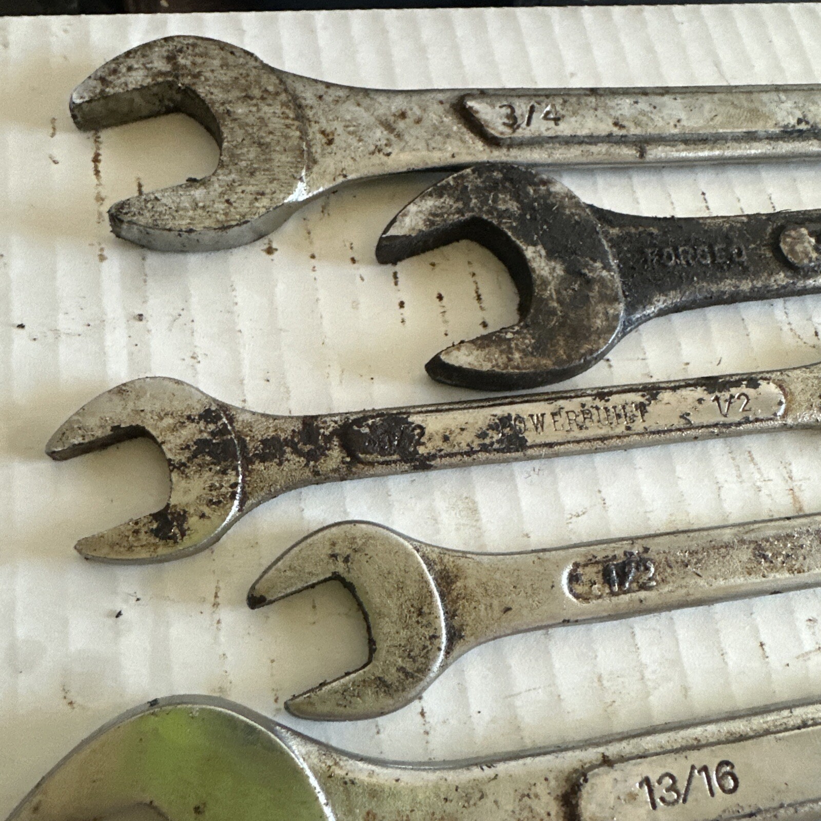 24 combination wrenches standard OPEN / BOXED ends DOUBLES Tatools Durabuilt vgc