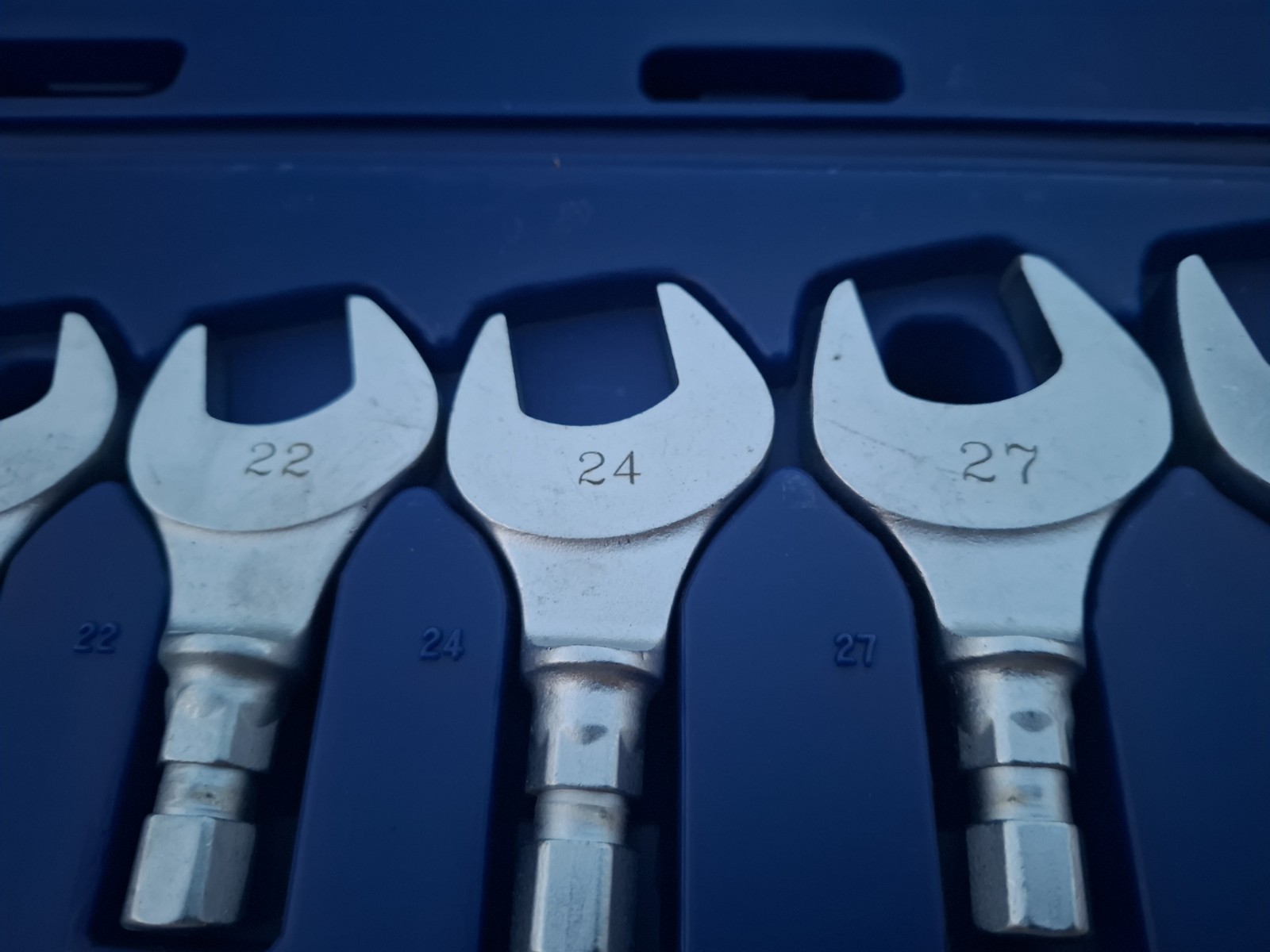 Boxed NOS LASER 10 piece obstruction spanner head tool set Never Used