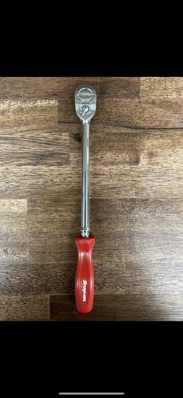 *NEW* Snap On Tools THLLD72CR 1/4” Classic Red Hard Grip Long Handle Ratchet