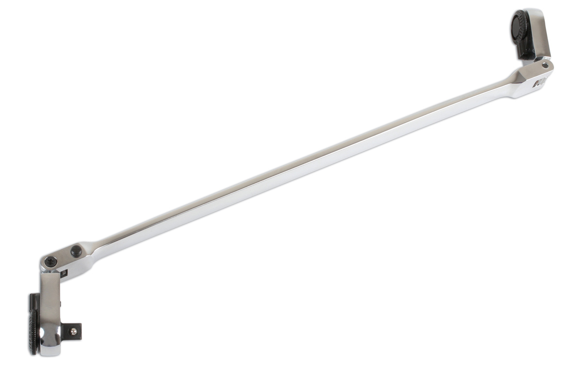 NEW! Reversible 300mm DOUBLE HEAD Extra Long Flexi Head Bit Driver + 1/4 Ratchet