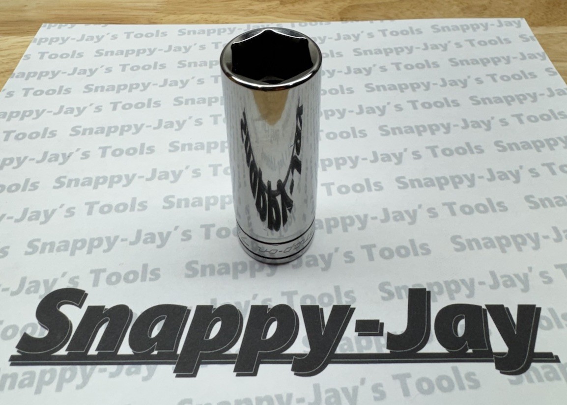 Snap-on Tools USA NEW 1/2″ Drive 7/8″ SAE Deep 6 Point Chrome Socket TS281