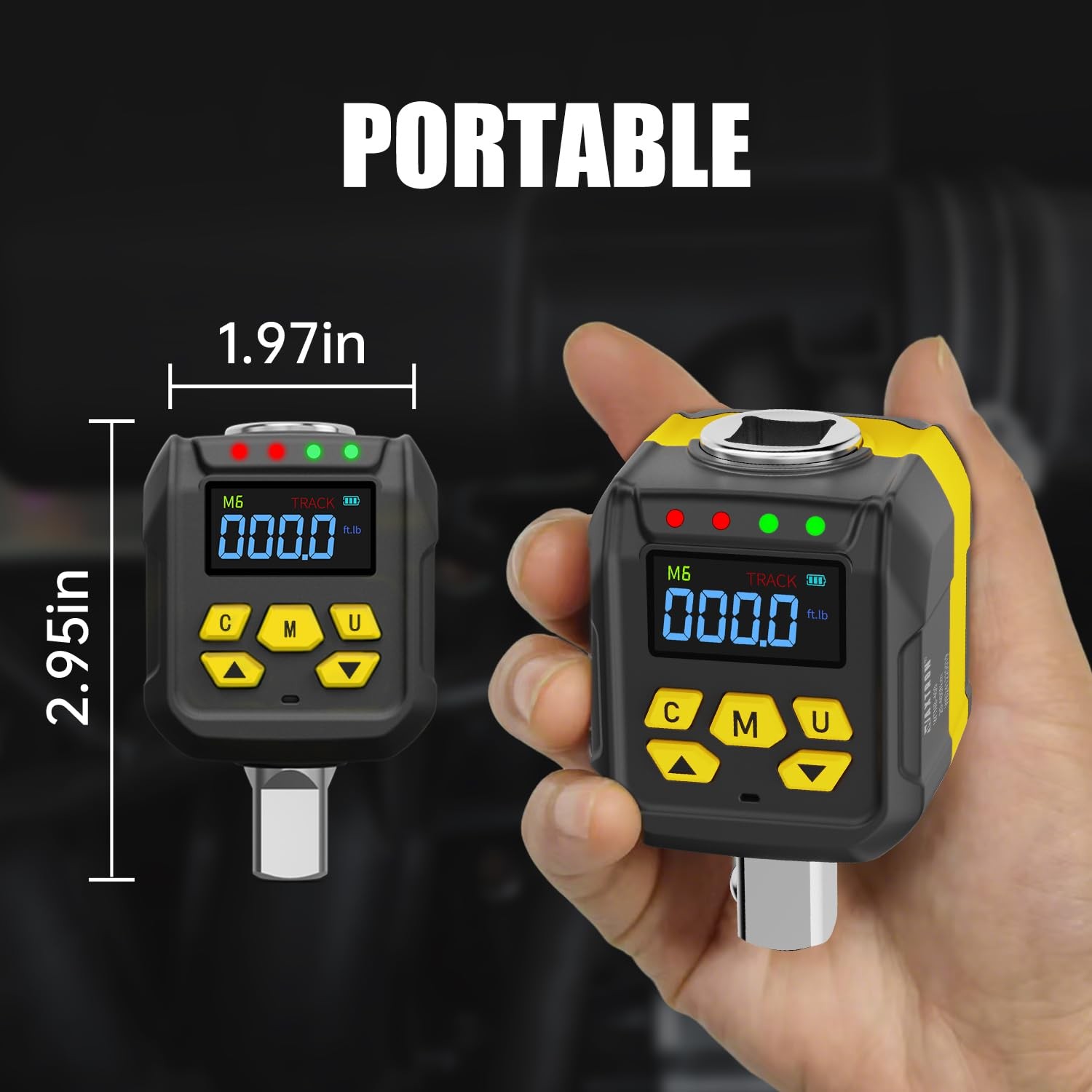 Adaptador Torque Digital 1/2″ 250ft-lb Convierte Ratchet a Torquímetro PRO Auto