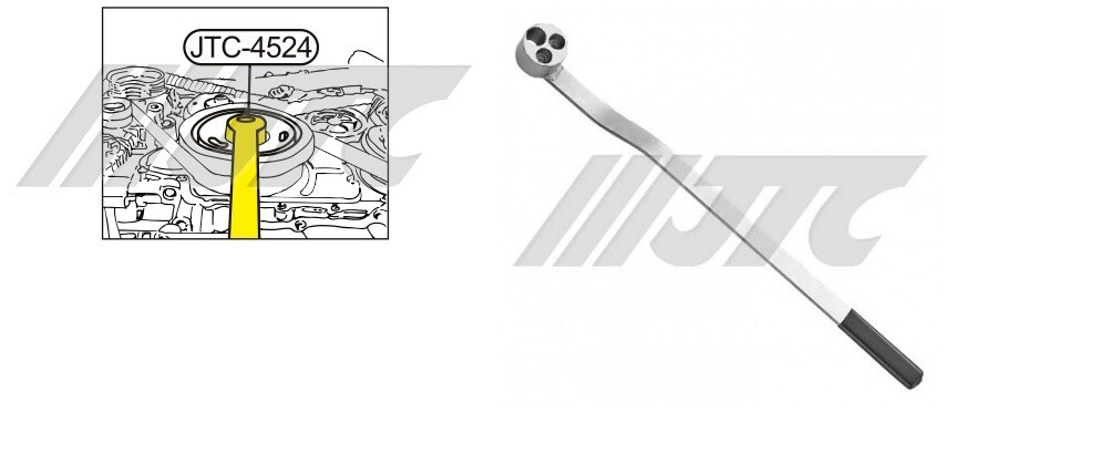 CRANKSHAFT Pulley Holding Tool(Ford) 303-1310 by JTC 4524 303-1310