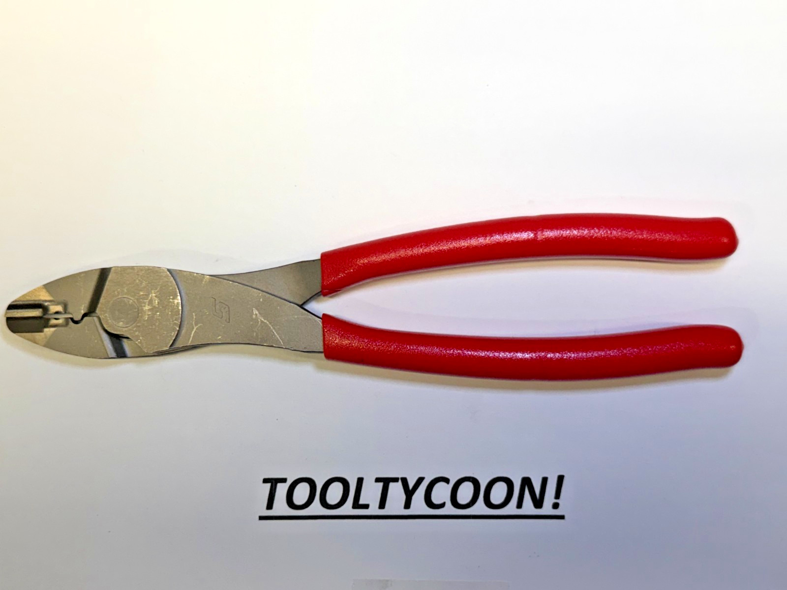 Snap-on Tools USA NEW Red Soft Grip 9″ Wire Terminal Cutter Crimping Plier 29ACF