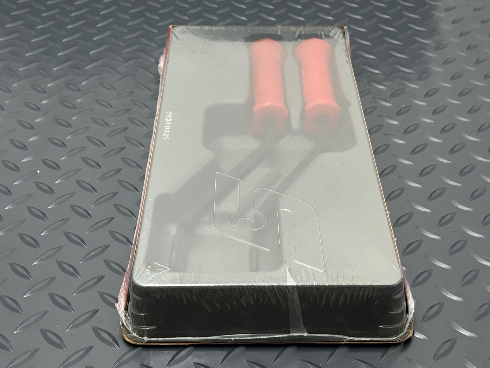Snap-on Tools NEW RED 2pc Heavy-Duty Angled Striking Carbon Scraper Set CSAB200R