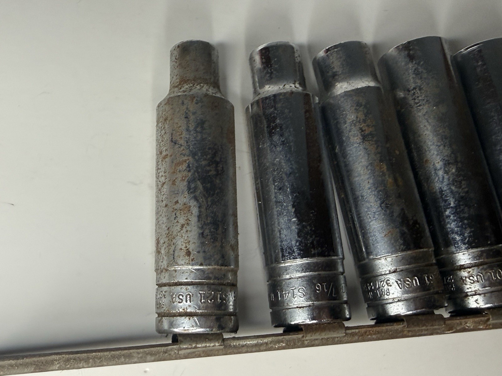 Snap On Sockets 1/2 Drive 12 Point S121-S361 3/8”- 1 1/8” 12 Sockets