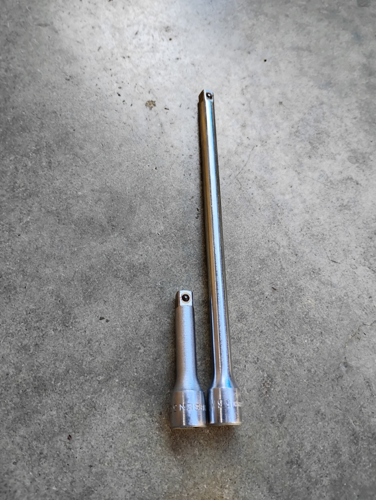 Thorsen 53M & 50M 1/4″ Drive 6″ & 2″ Socket Extension Vintage USA Made