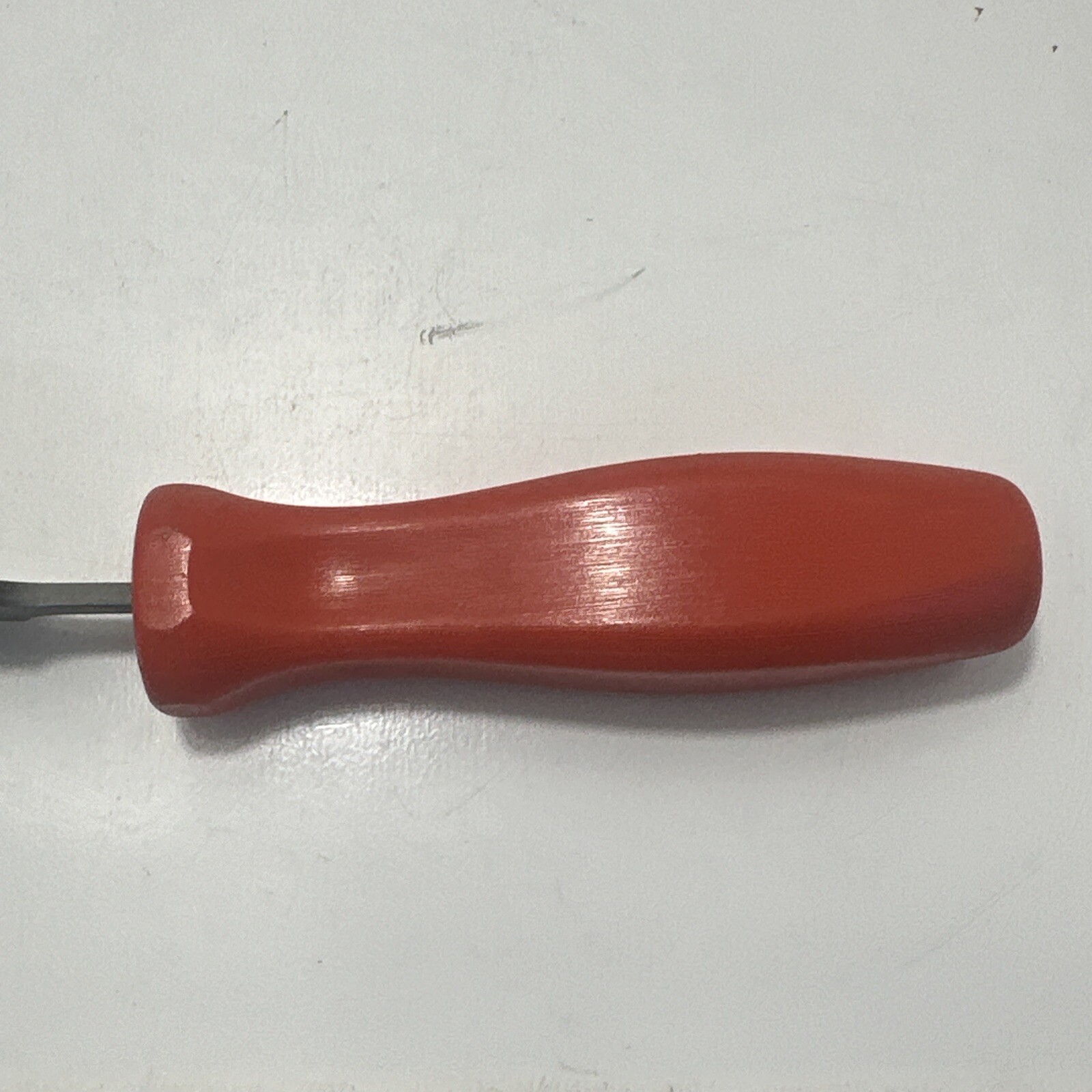 Snap on HF-616 Red Hard Handle Screw in File Handle Course/Smooth Hand File EUC