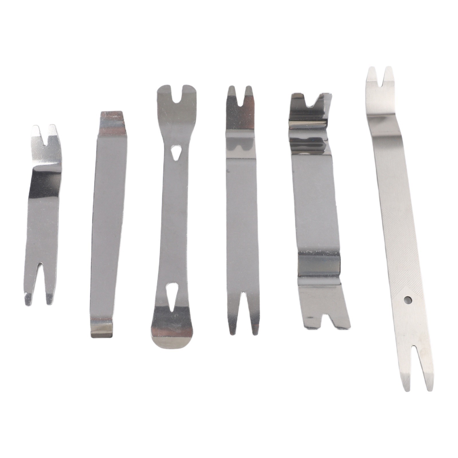 6pcs Metal Auto Pry Tools for Vehicle Door Panel Trim Removal and Installation