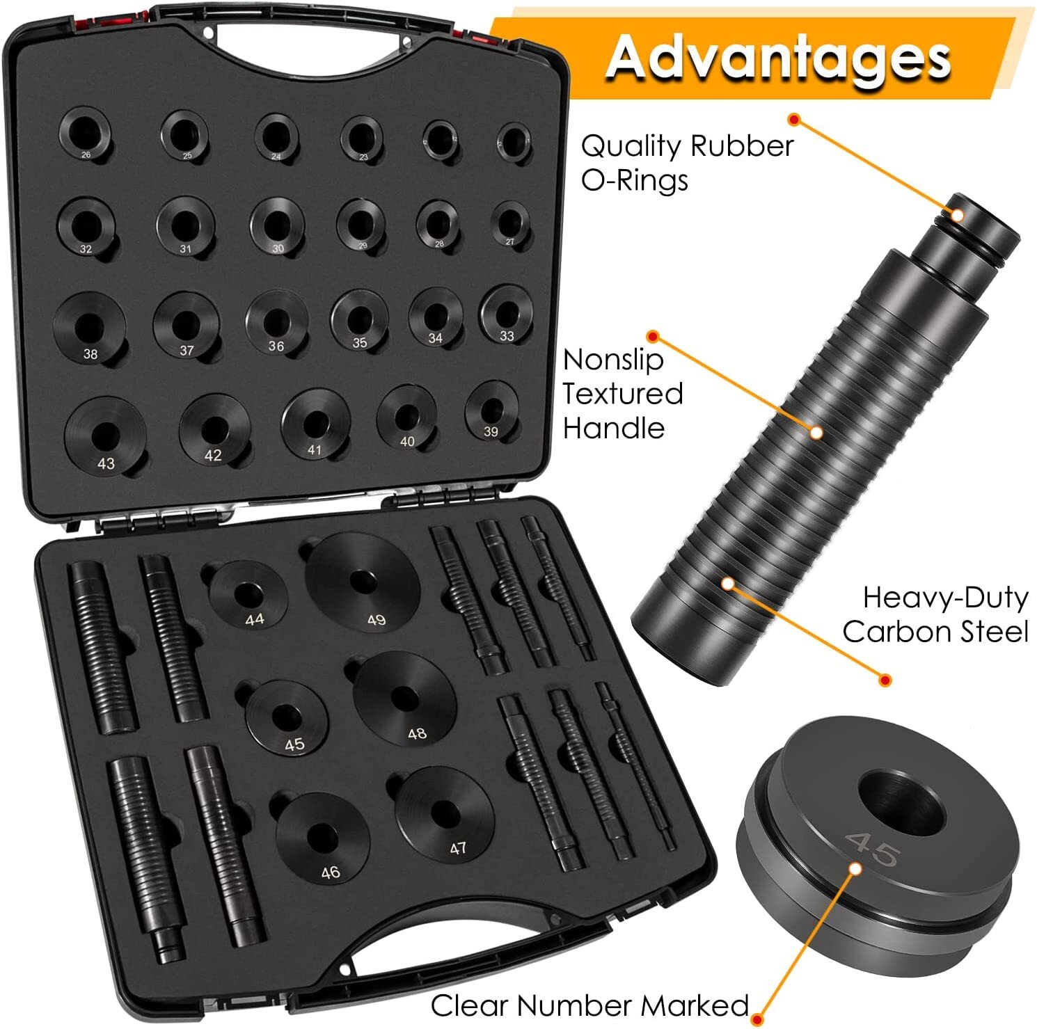 T-0220-39 Master Bushing Driver Tool for Chrysler GM Ford Transmission 39pcs/set