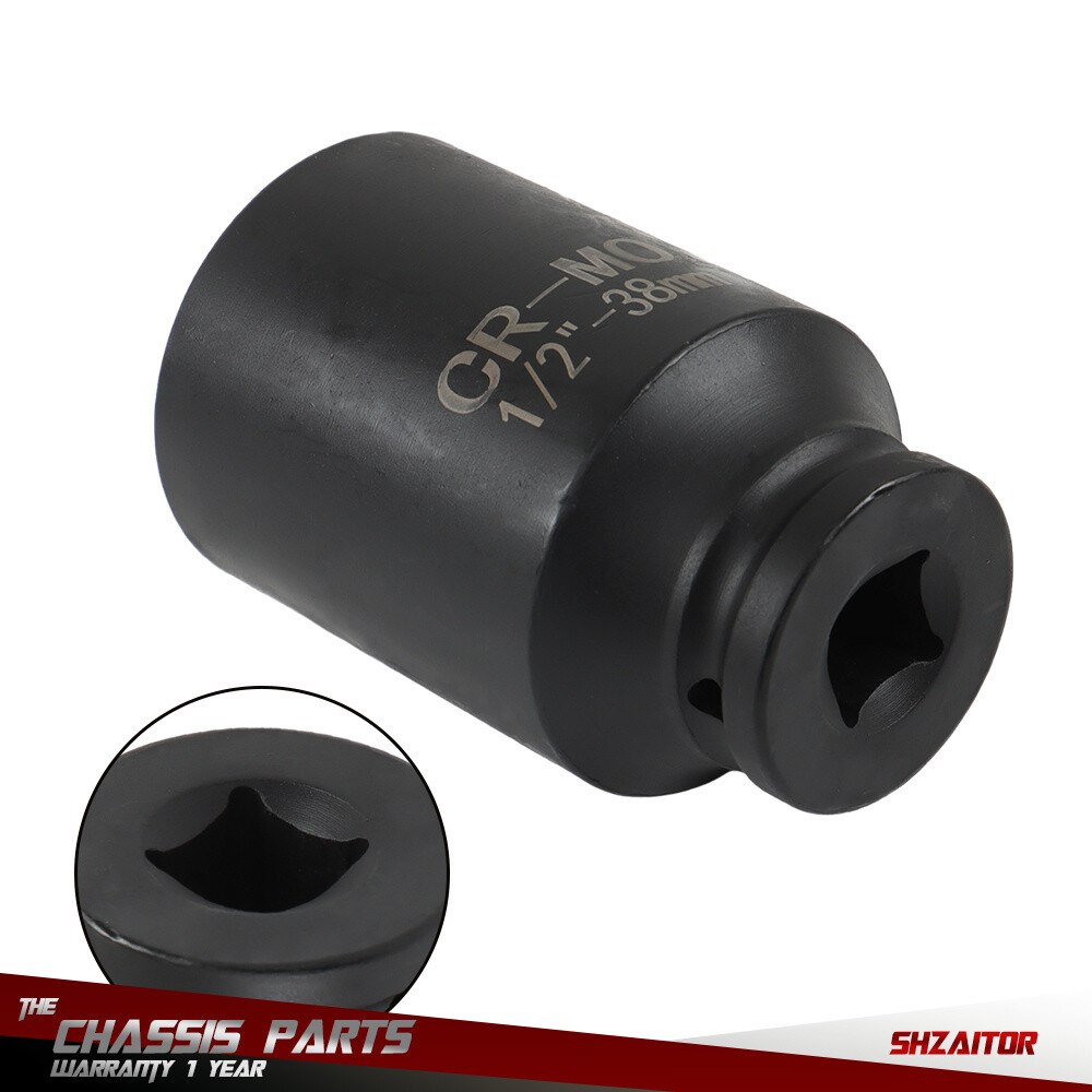 9 Pcs 29-38mm Deep Impact Socket Set Drive Metric Axle Hub Nut Socket 6 Point