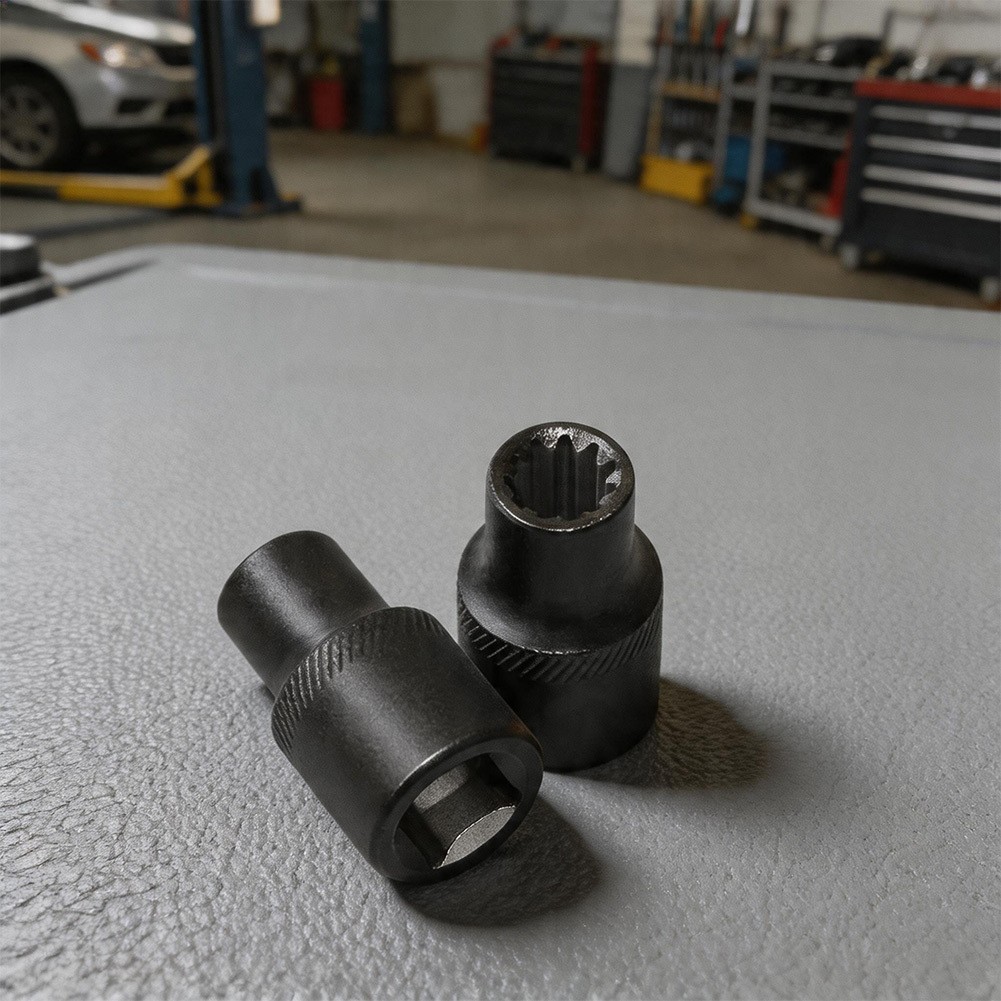 11pt Truck Caliper Socket Sleeve for Removing Brake Pad Mounting Screws
