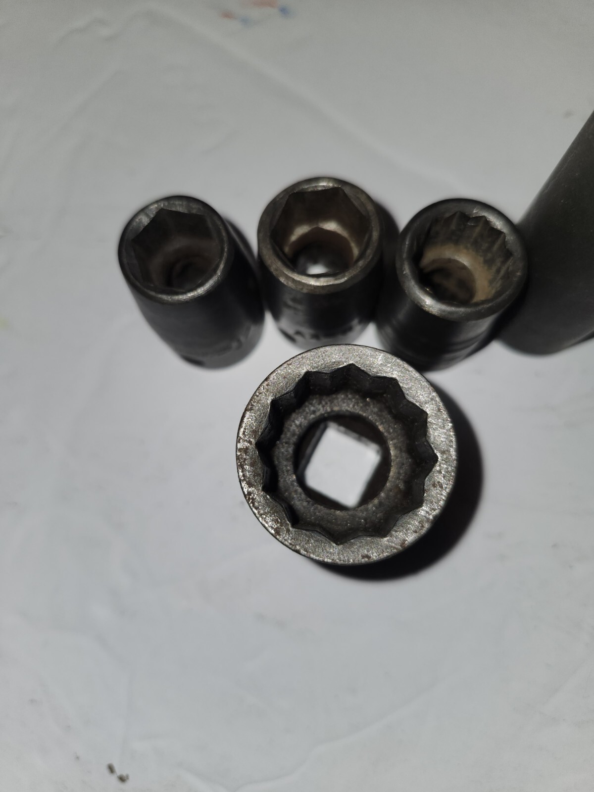 5 Armstrong 1/2″ Drive Impact Socket 7/8″ 5/8″ 9/16 1/2 USA Used