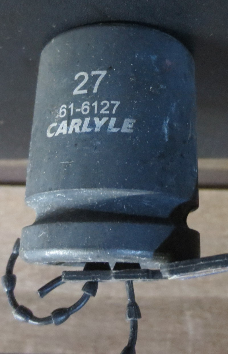 NAPA Carlyle Socket 27 mm 6 Points Magnesium Phosphate – 61-6127