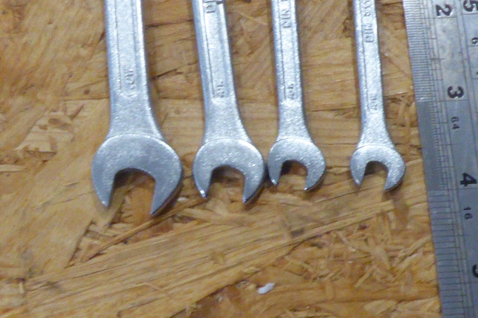 DIN 3113A set 15 metric combination spanners 6-24mm see listing for all sizes