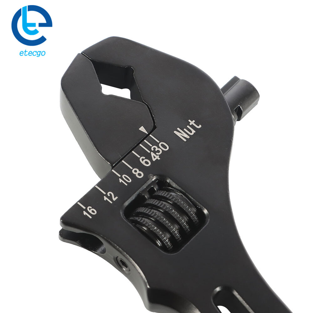 Adjustable Wrench Aluminum Tool Spanner For Hose End Fitting 3AN-16AN New