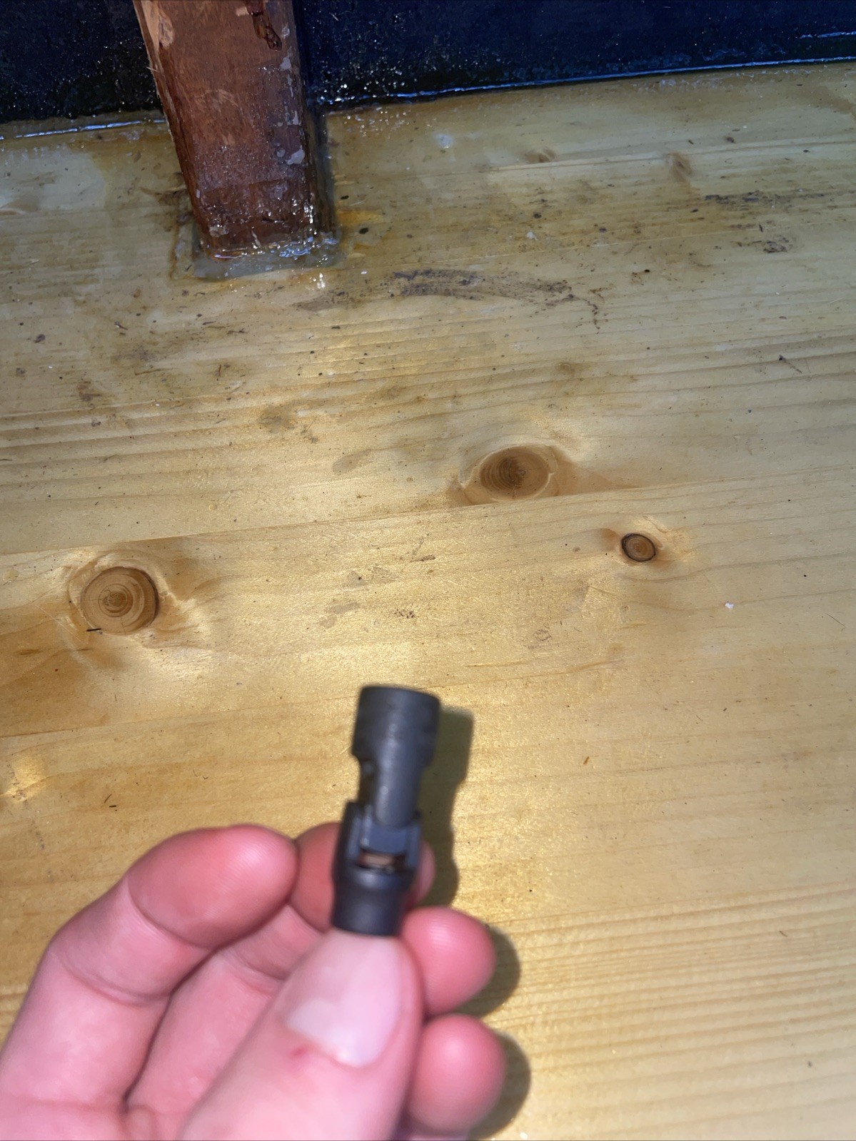 SNAP ON 1/4 Inch Drive 1/4 Size Black Oxide Flex Socket 12 Point