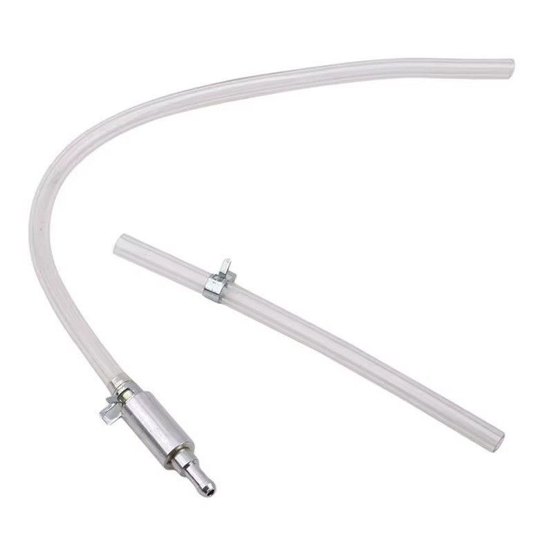Brake Bleeder Hose, One Way Check Valve Tube Bleeding Tool Kit Silver US