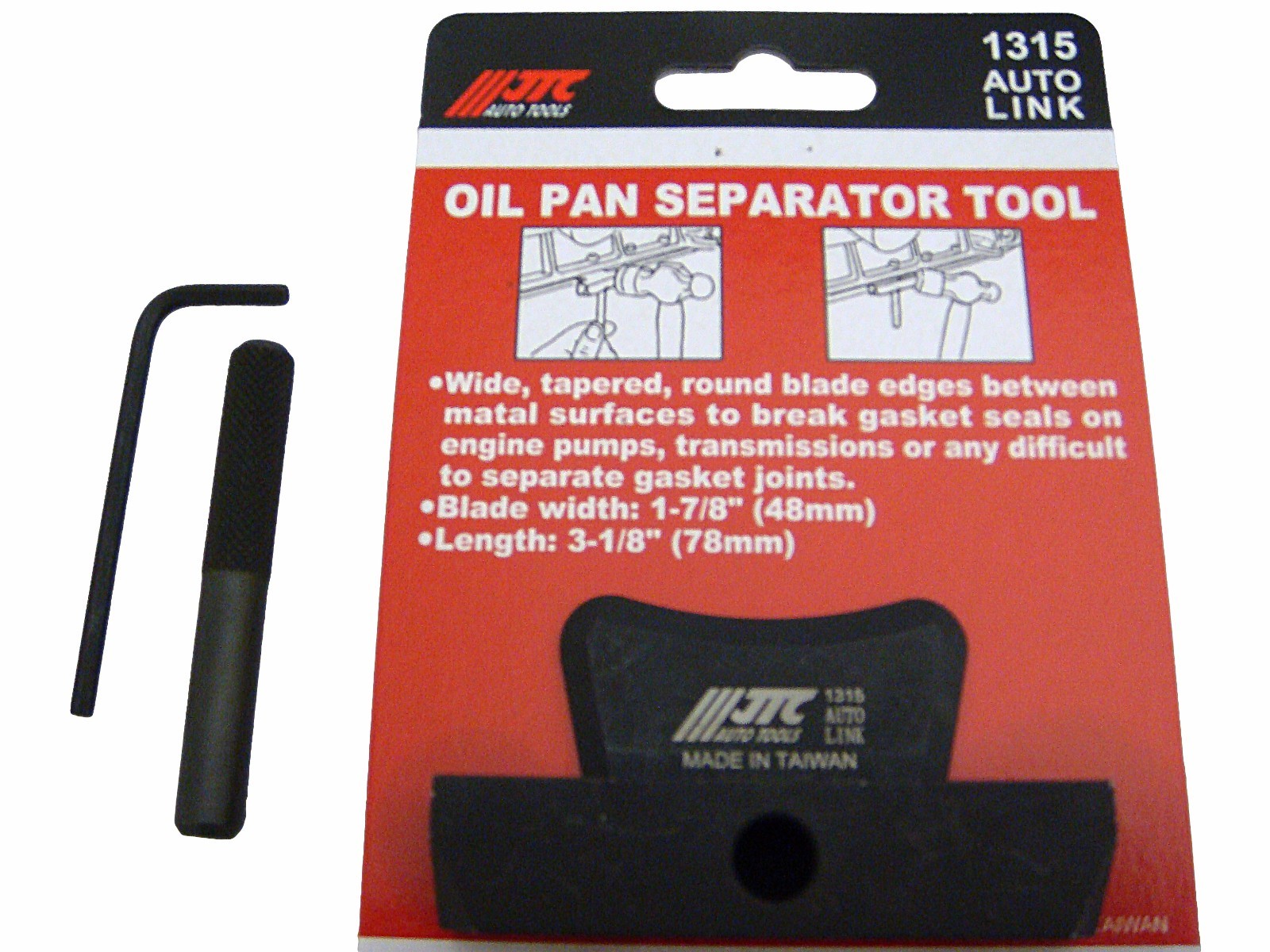 JTC Length: 3-1/8″, Blade Width: 1-7/8″ Oil Pan Separator Tool, JTC Tools # 1315