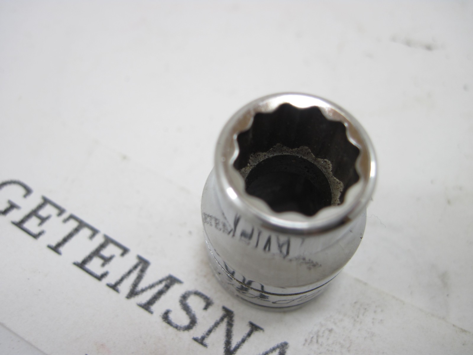 Snap On 3/8″ Drive 3/8″ Shallow 12pt SAE Socket F121 NICE