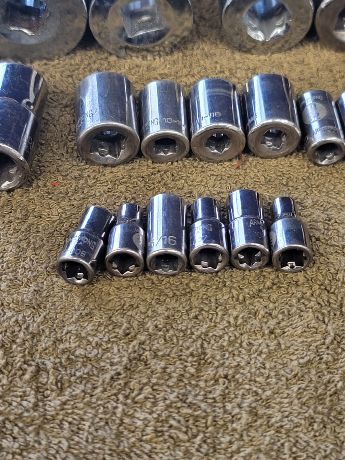 23 Armstrong Impact Socket 1/2 3/4 1″ Drive 1-1/4 1/16 15 7/8 13 9 11/32 Sae Set