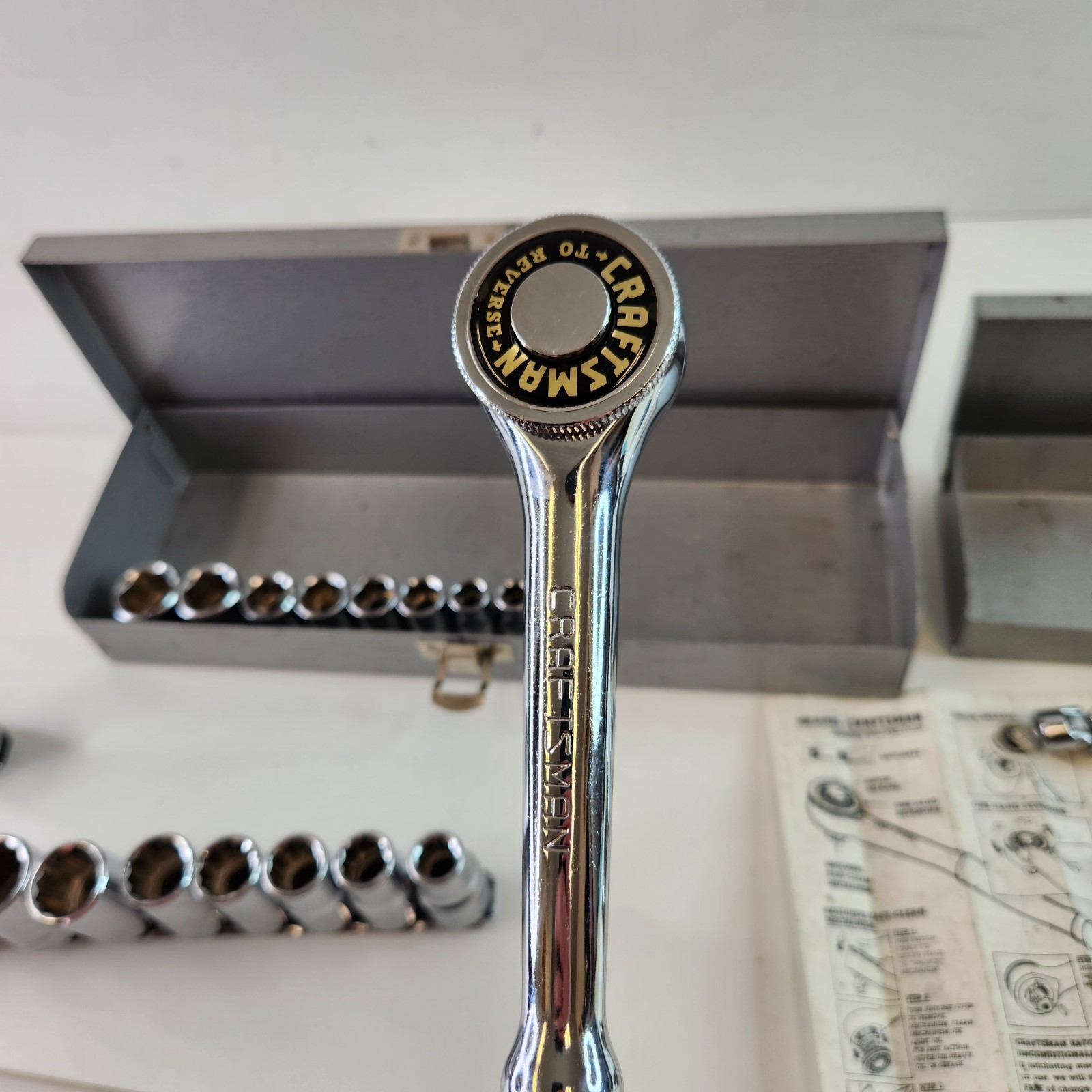 Craftsman USA Gold Label EE Series Thumbwheel Quick-Release Ratchet Set