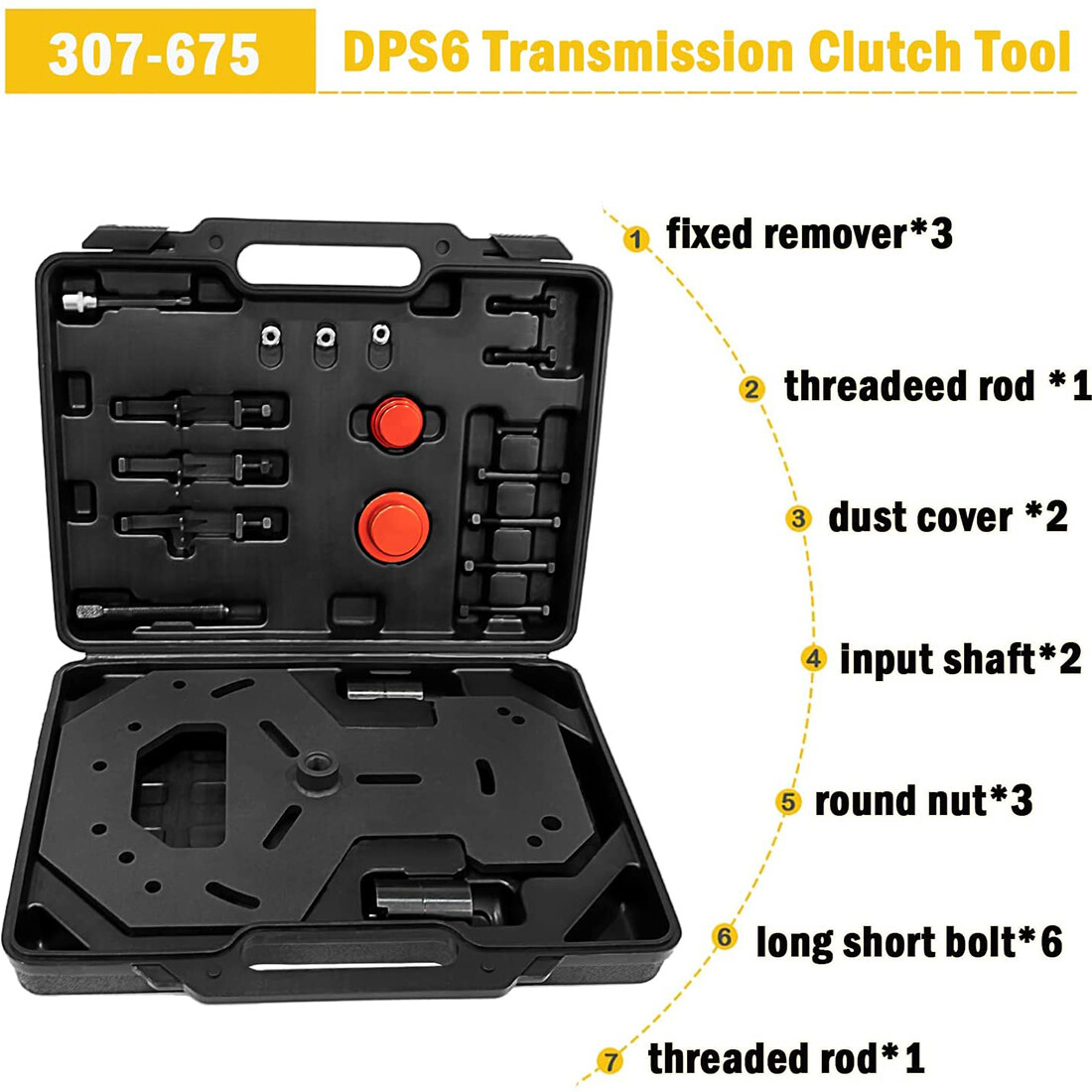 307675 Double Clutch Dry DPS6 Transmission Installer Remover Tool