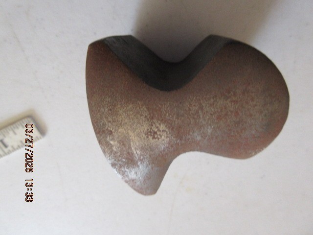Vintage Auto Body Fender Repair Curved Hand Dolly Anvil Dollie