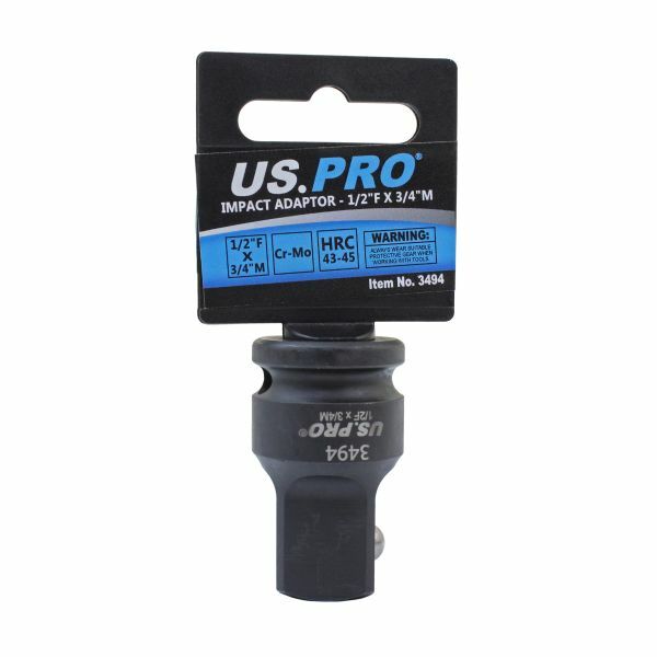 1/2»F to 3/4»M Impact Socket Adapter Adaptor Reducer Step up / Step Down