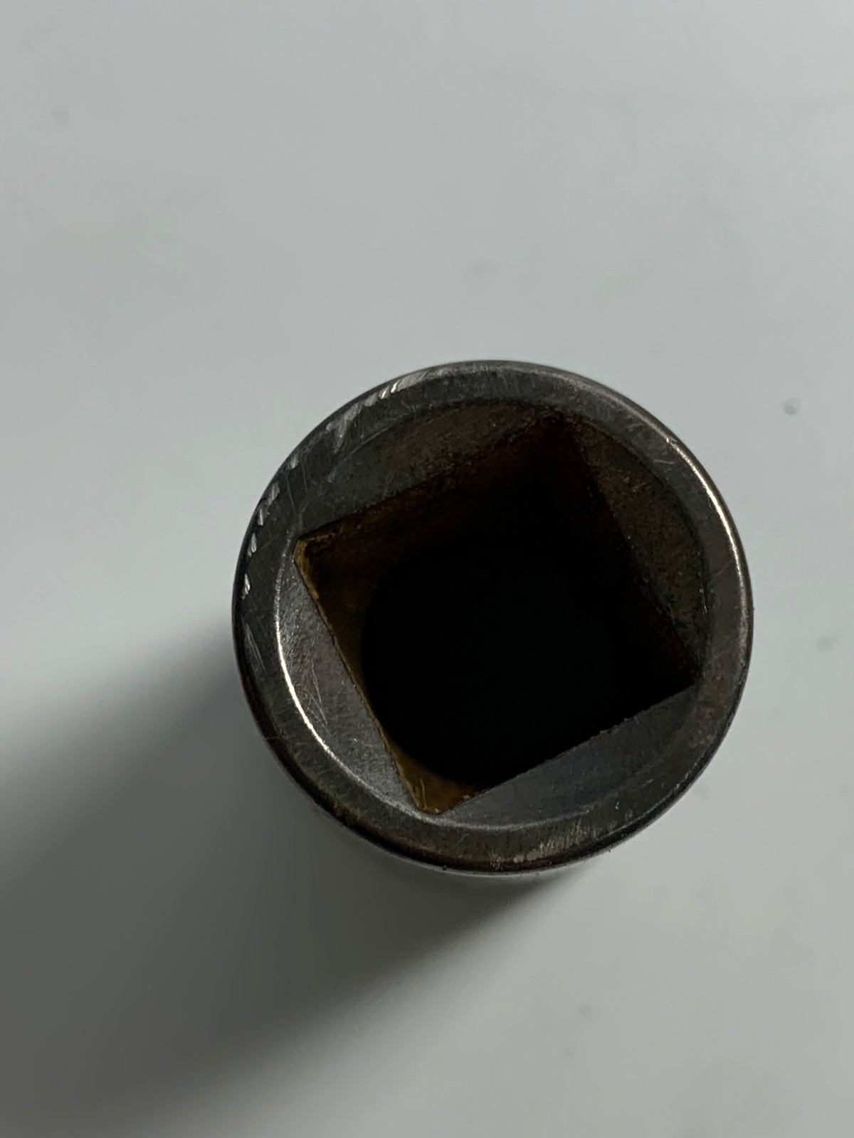 Craftsman 15mm 12 Pt 1/2″ Drive Shallow Socket USA Inverted G1 44236 Vintage