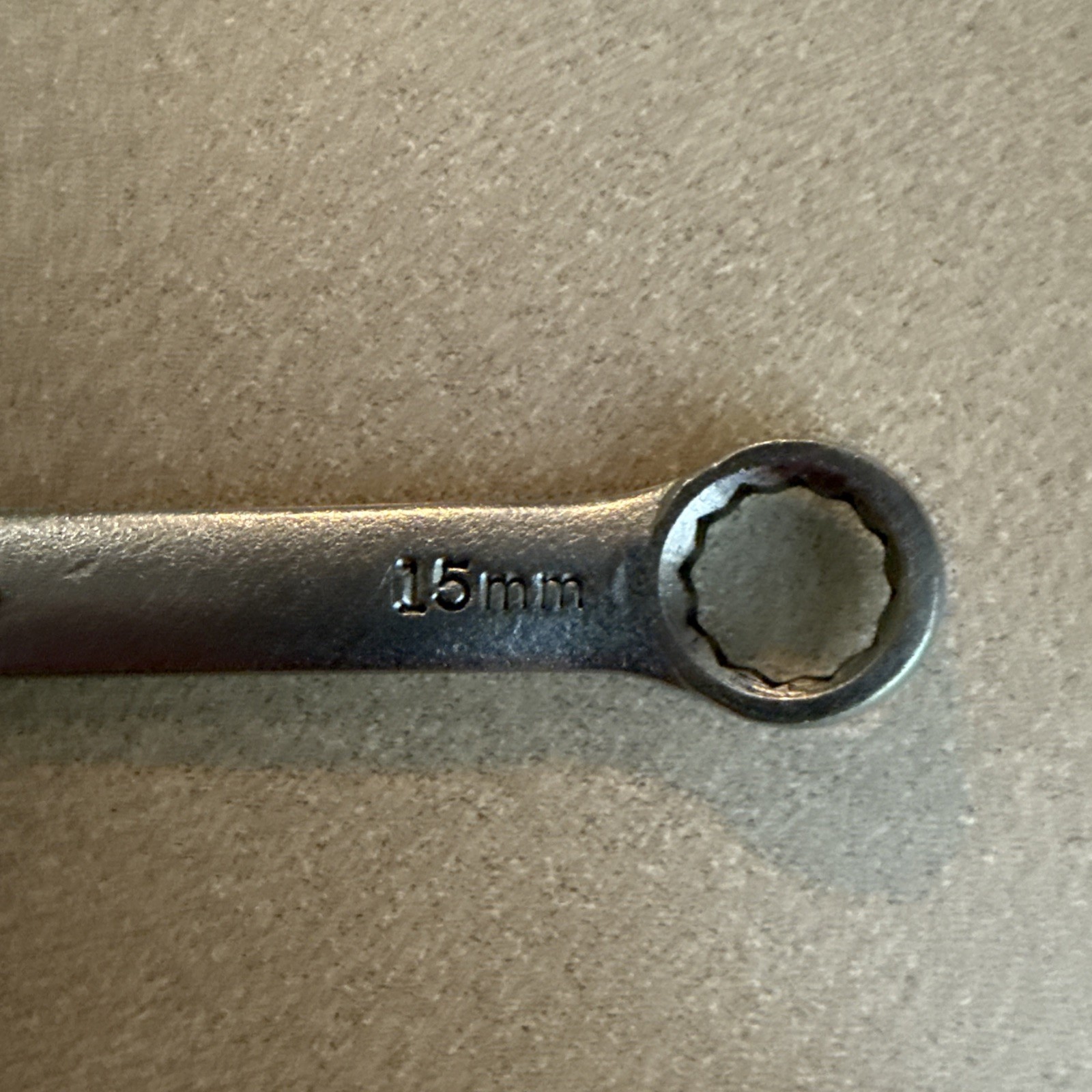 NAPA NDM55 15mm 12 Point SAE Chrome Combination Wrench USA