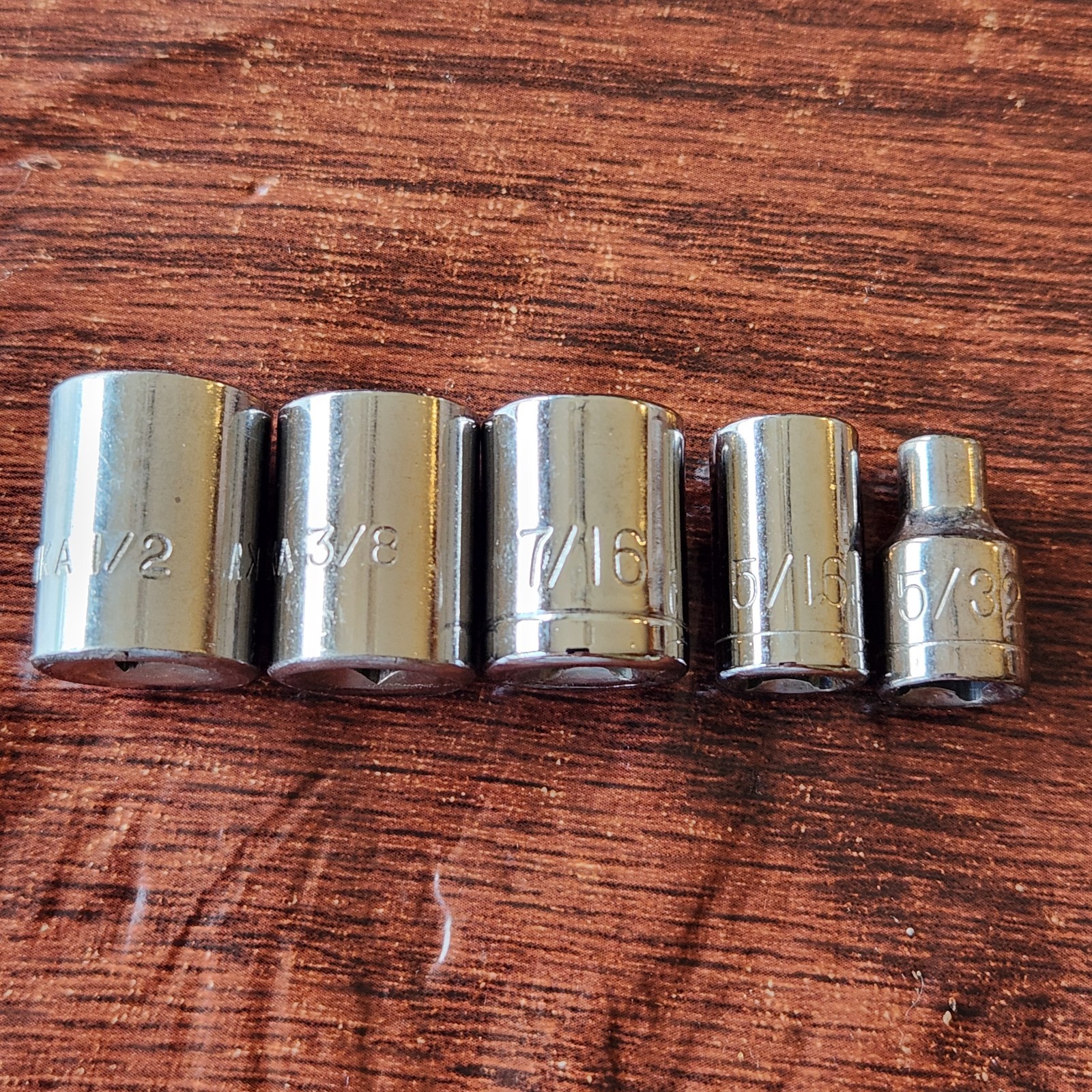 Lot of 24 Standard & Metric 1/4″ Drive Sockets Taiwan Japan Sri Lanka