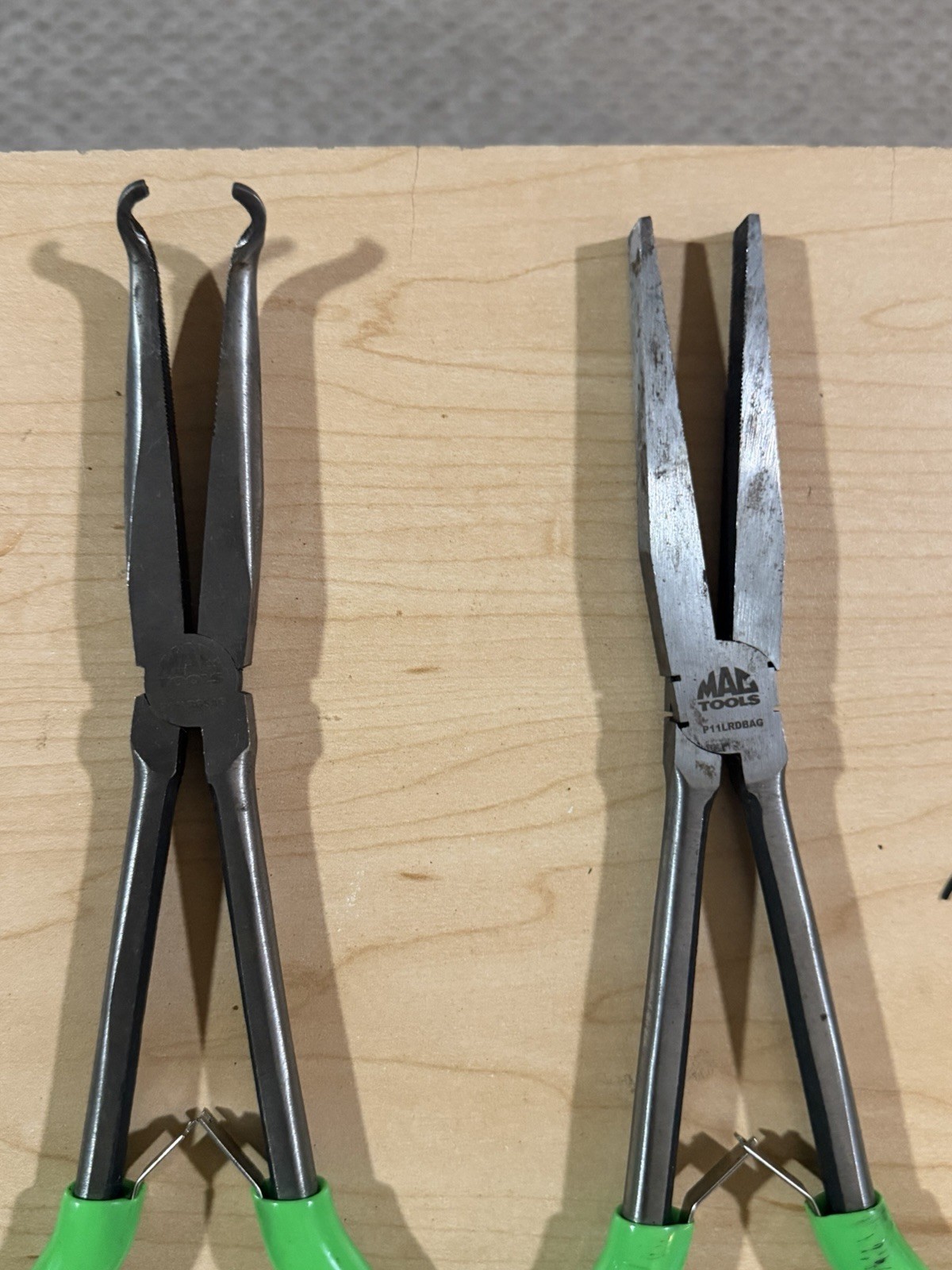 Mac Tool 5 Piece 11” Plier Lot