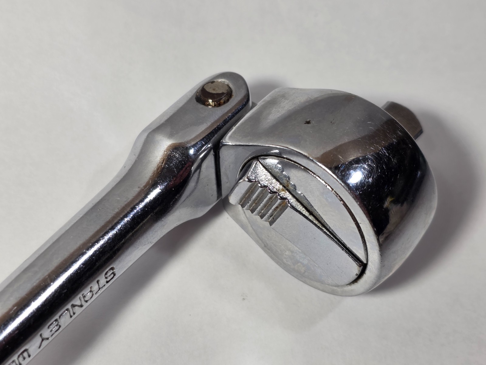 Stanley Workmaster 3/8″ Drive Flex Head Curved / Bent Handle Ratchet 86-201 S