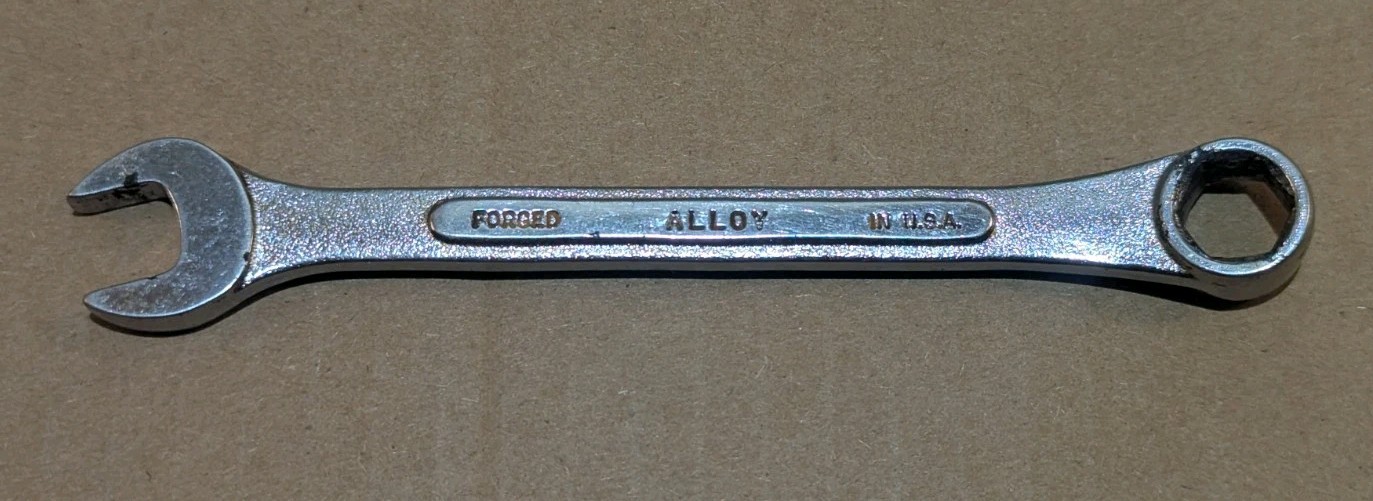 Vintage SK Tools C-12 3/8″ Combination Wrench 6-Point SAE Made in USA