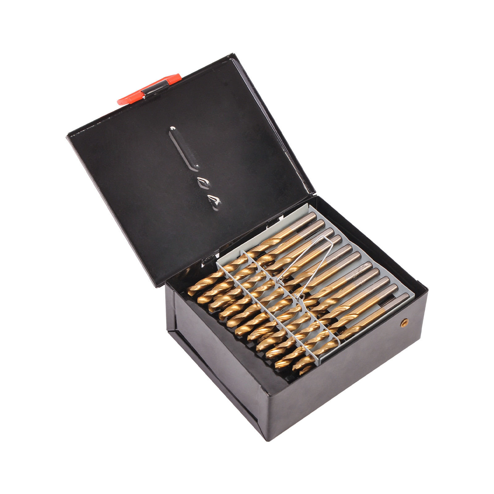 60pc Drill Bit Set M2 HSS High Speed Steel Bits Numbered #1 to #60 Metal Case