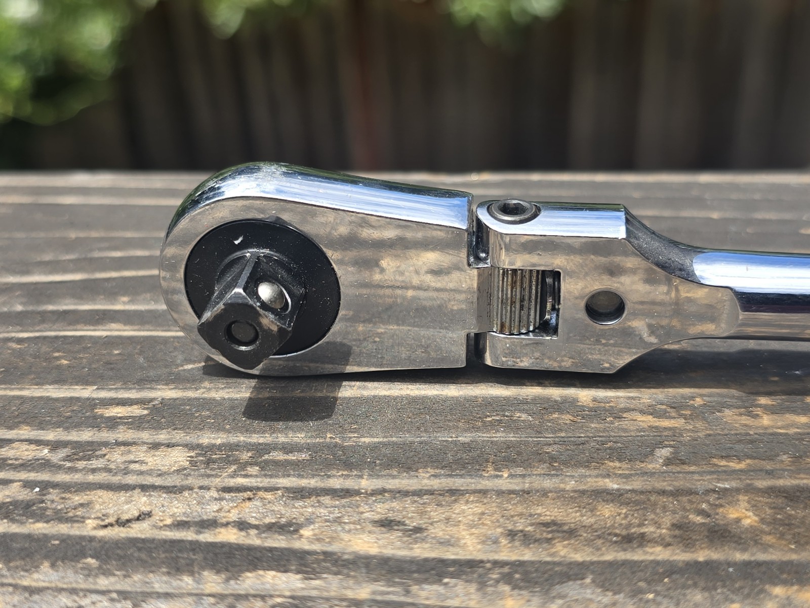 Power Torque GM6179 3/8” Drive, Flex Head, Quick Release Chrome Ratchet Wrench