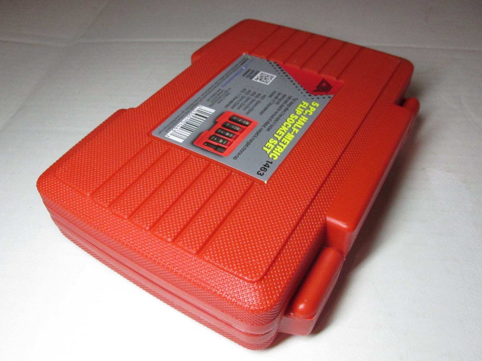CTA Red Plastic Case for 1463 Half-Metric Flip Socket 5 PC Set – case only