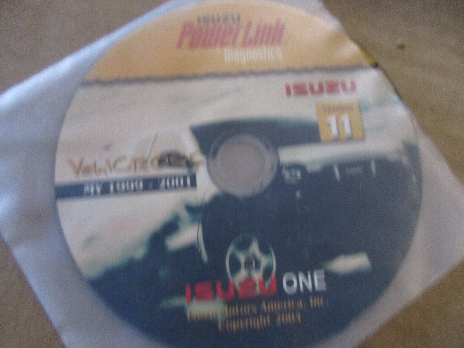 ISUZU POWER RECORDER DIAGNOSTIC W/8 CD’S (PARTS ONLY)