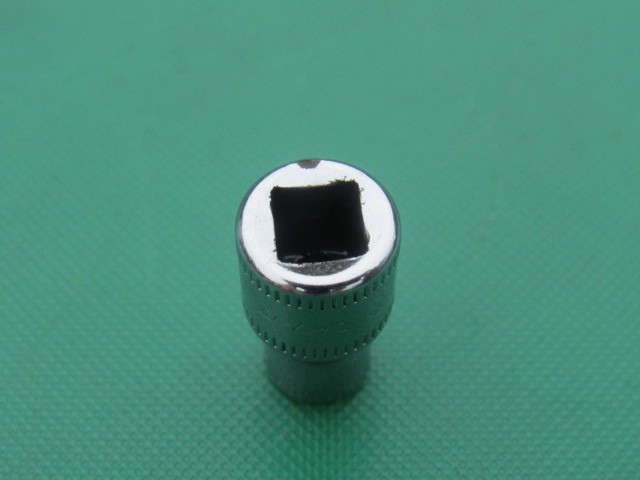 SNAP ON 6MM TMM6 1/4″ DRIVE METRIC 6 PT SHALLOW CHROME SOCKET 6 MM TMM VERY NICE